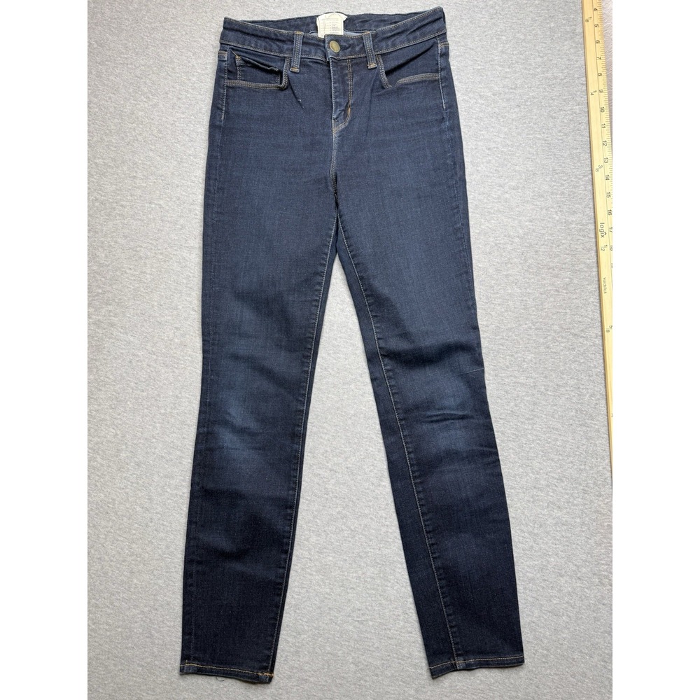 L'AGENCE Margot High Rise Skinny Jeans Women's Size 25 Dark Wash Stretch Denim